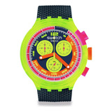 Swatch Reloj Casual Unisex Neón Bio-sources Cuarzo Neon Al.