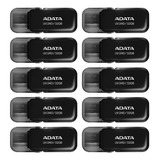 Kit De 10 Memorias Usb Adata Uv240 32gb 2.0 Negro Auv240