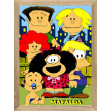 Mafalda Y Amigos, Comic, Cuadros,poster, Publicidad     L165