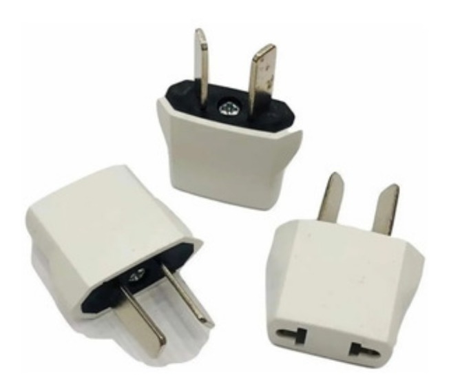 FICHA ADAPTADOR AMERICANO DUPLO CHATO 110