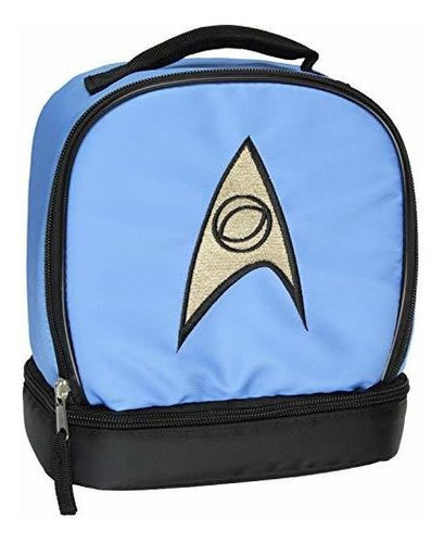 Bolso Lonchera Aislado Spock Star Trek Con Logo Ciencia.