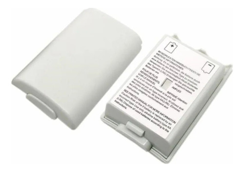 2x Tapa Porta Pilas Blanca Para Control Xbox 360