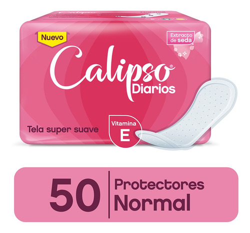 Calipso Normal Tela Tipo Super Suave Protector Diario X50 U