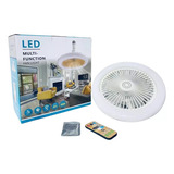 Lampara Ventilador Foco Led 30 W E27 3tono 3 Vel C/control