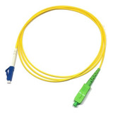 Patchcord Fibra Optica Sc/apc Lc/upc Monomodo Simplex 3mt