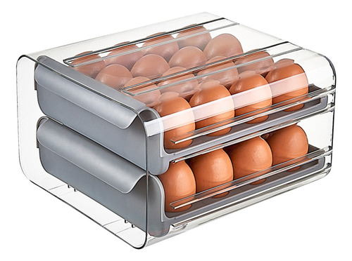 Caja De Almacenamiento De Huevos Tipo Cajón, Organizador De