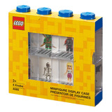Vitrina Exhibidor Lego Para 8 Minifiguras Figuras Azul 