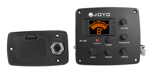 Preamplificador Pickup Joyo Je-305 Lcd Pickup Eq, Sistema Pi