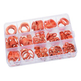 280x 12 Size Assorted Solid Crushing Copper Washer 1