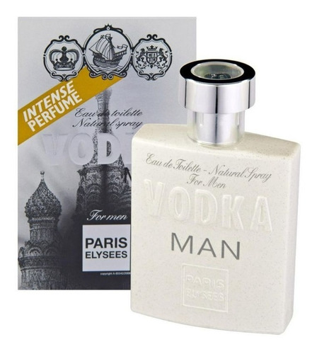 Perfume Vodka Man 100ml Paris Elysees - Original