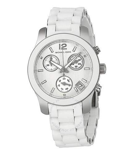 Reloj Pulsera Michael Kors Mk5441 Classic Chronograph White 