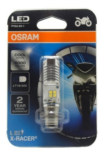 Bombillo Osram P15d Led Moto X-racer Led 