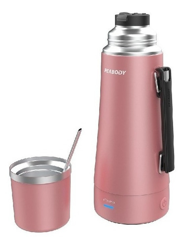 Termo Electrico Peabody Etermo 1 Litro 700w Mate Rose Gold