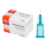 Agujas 34g 4mm Hipodermicas Mesoterapia Caja * 100 Unds.