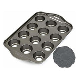 Mini Molde Para Tarta De Queso Shekure De 12 Tazas, Molde De