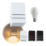 3x Arandela 1 Foco Facho E Frisos + Lâmpada Led 12w St294