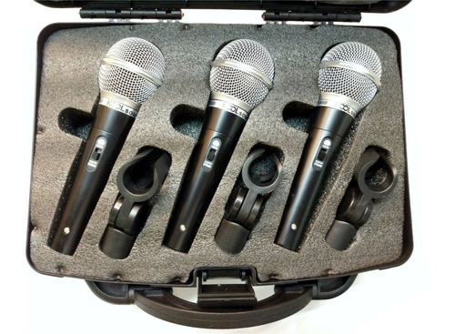 Kit De 3 Microfonos Dinamicos Cardioide Ks-5000 Kool Sound