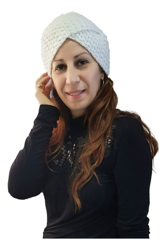 Gorro Turbante Manawee Mujer Tejido Crochet