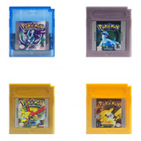 Lote 4 Pzs Pokemon Oro Plata Cr Ingles Re-pro Gbc Gba