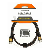 Cable Roland Serie Gold Midi Conectores Chapados En Oro Y