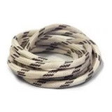 Cable Textil Decorativo Trefilight X Metro Blanco Y Gris