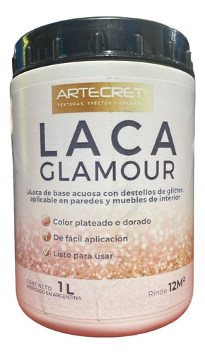 Laca Al Agua Decorativa Con Glitter - Destellos De Brillos