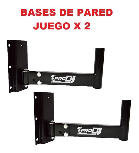 Juego X 2 Base De Pared Soporte Muro Para Cabina Ajustable