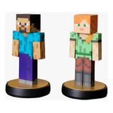 Amiibo Steve Y Alex 2 Figuras Para Nintendo Switch