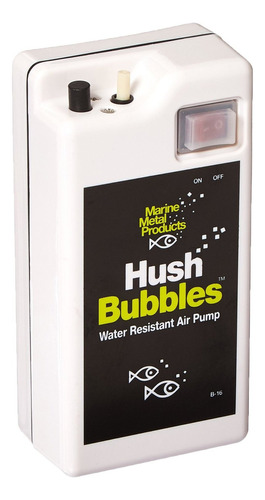 Bomba De Aire Marine Metal -  Resistente Al Agua Hush Bu Bmr