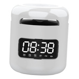 Altavoz Bluetooth Reloj Botón De Alarma Mini 10 Metros
