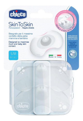 Chicco Pezoneras Silicona Skintoskin Sm/ml