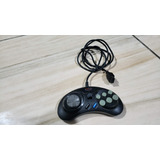 Controle De 6 Botões Da Pg Para O Mega Drive Tudo 100%  L12