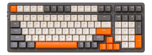 Teclado Mecánico De 100 Teclas, 2.4 G, Junta De Teclado Inal