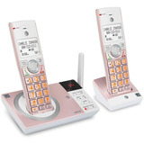 Teléfon Inalambtico Dect 6.0, Ampliable At&t Cl82207 Rosa