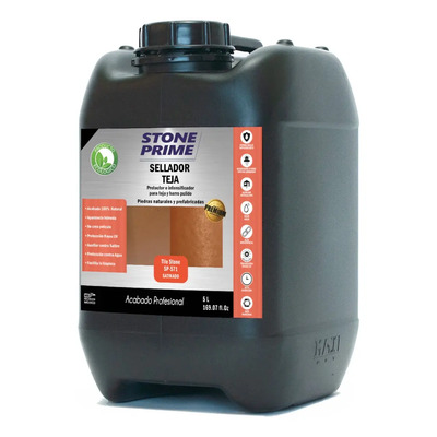 Sellador Impermeabilizante Teja Barro 5L Rojizo Antisalitre Interior Exterior | Meses sin interés