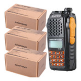 3 Rádios Baofeng Ht Walk Talk Dual Band Fm Uv-6r 7w Original