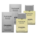 Paquete Egoiste Platinum Chanel 100ml Caballero Original 2pz