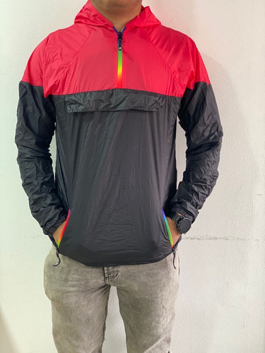 Chaqueta Rompevientos Impermeable Ciclismo Deportes Tipo Sac