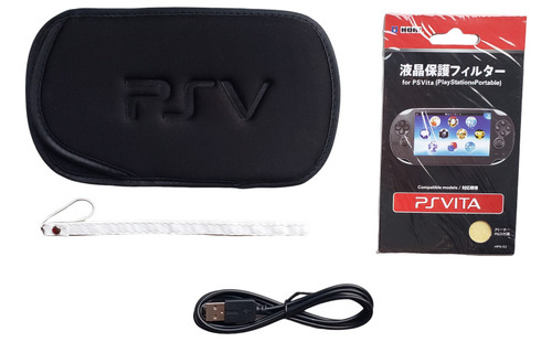 Accesorios Compatible Vita Oled: Estuche Protector Cargador 