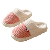 Pantuflas Antideslizante Polar Felpa Invierno Unisex 