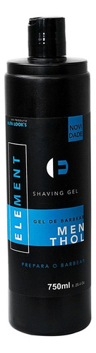 Gel Shaver Para Fazer Barba Pezinho E Navalhado Element 750g