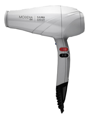 Secador De Pelo Ga.ma Italy Modena Ion System C Blanco 220v 