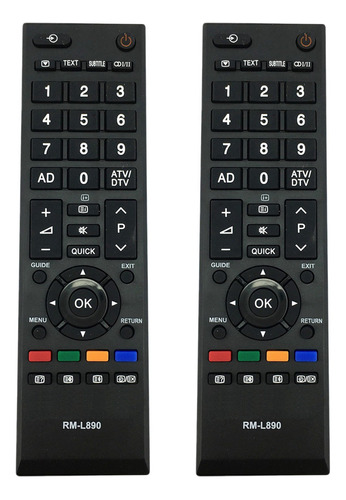 2x O Mais Novo Controle Remoto Universal Substitui O Toshiba