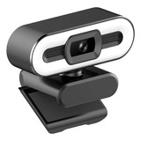 Webcam Usb 4k Microfone Embutido Iluminando Câmera De Vídeo