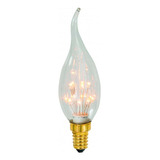 Bombilla Decorativa De Led Flama 127v 1w Base E27 2300k * Ha