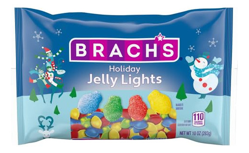 Brach's Luces De Gelatina Navidenas, Bolsa De 10 Onzas