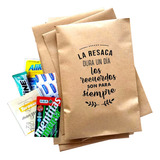 25 Bolsitas Papel Kraft Kit  Antiresaca / Sin Personalizar