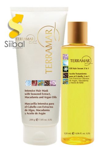 Kit Capilar, Mascarilla Intensiva Y Oleo 3 En 1 Terramar