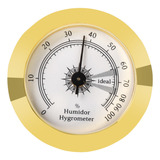 Higrómetro Mecánico Redondo Para Accesorio De Caja De Humidi