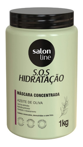 Máscara Hidratação Cabelo S.o.s Ultra Cachos Salon Line 1kg